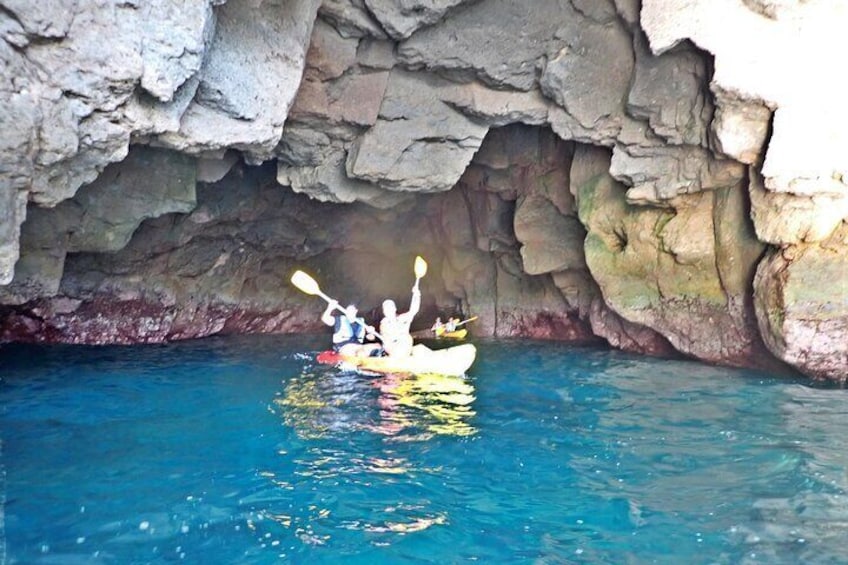 Kayak & Snorkeling Tour in Caves in Mogan