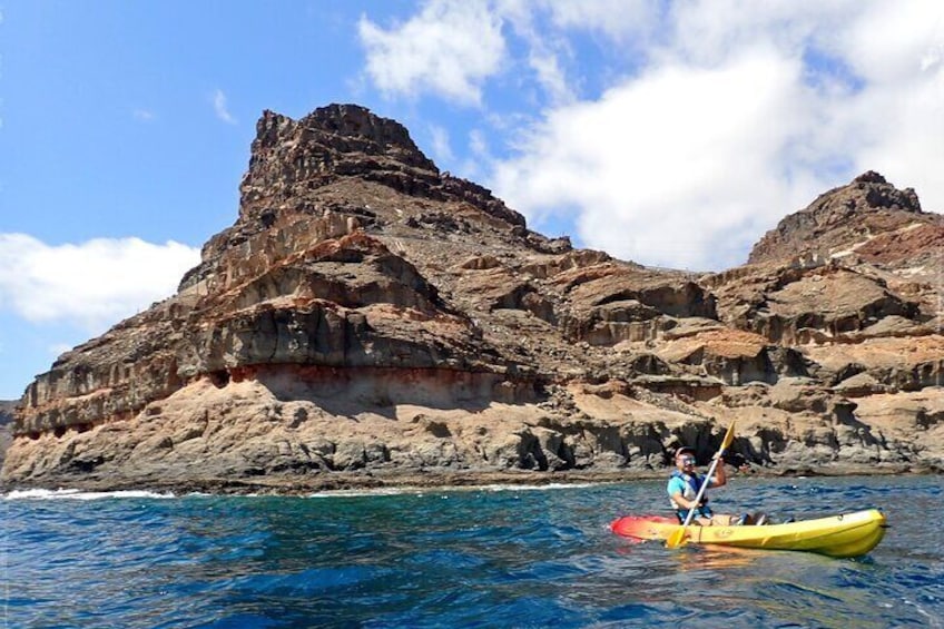 Kayak & Snorkeling Tour in Caves in Mogan