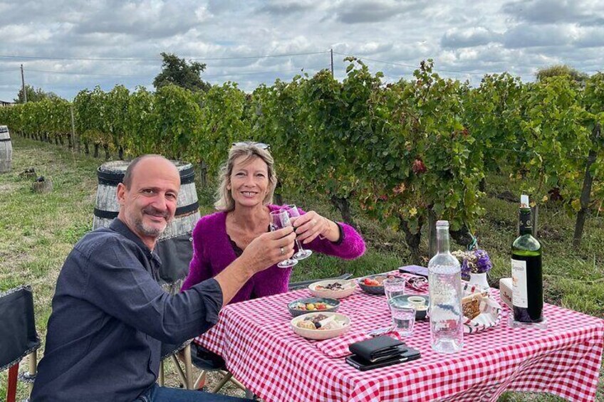 Picnic visit of Château Saint-Emilion