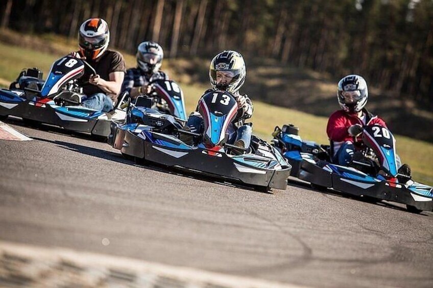 Riga Indoor or Outdoor Go Kart ride experience 