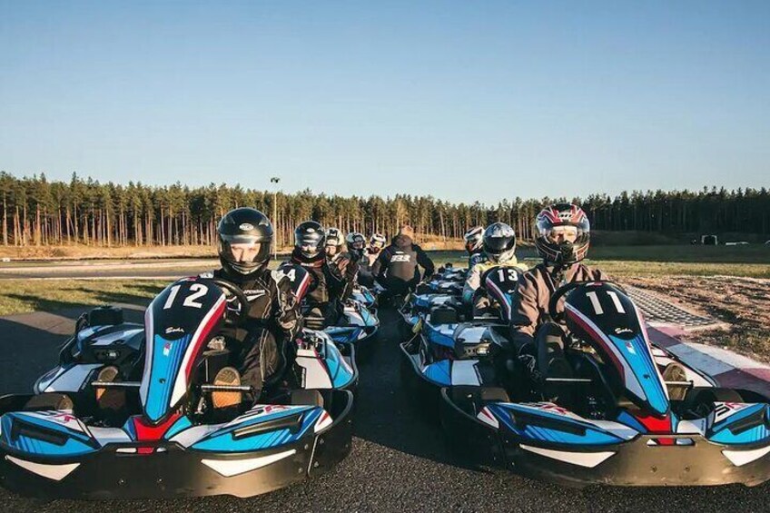 Riga Indoor or Outdoor Go Kart ride experience 