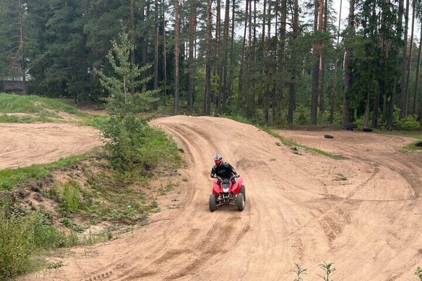 Private ATV/ Quad Bike Safari in Riga, Latvia