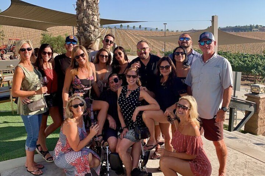 Temecula Winery tasting and Lunch Tour