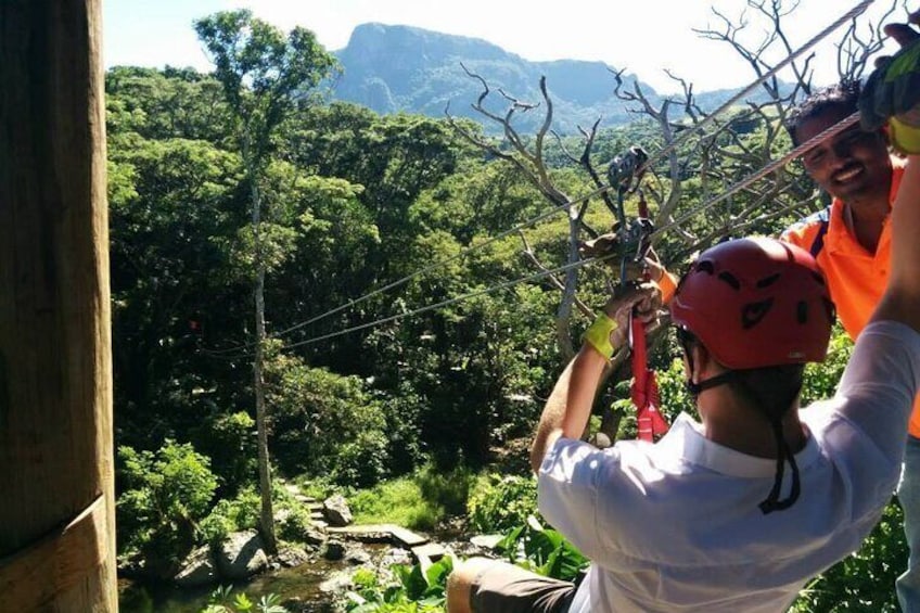 Heli-Ziplining Adventure in Fiji