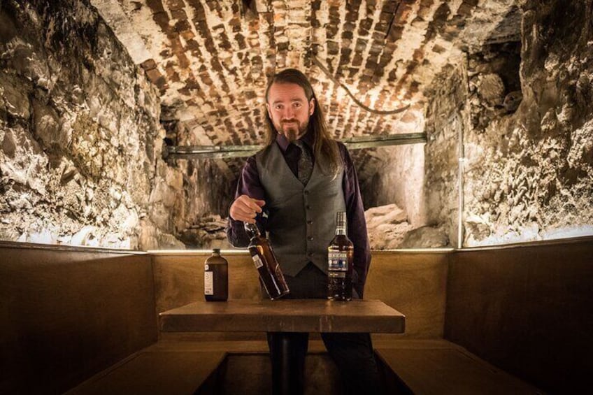 Luxury Whisky Tasting in Edinburgh's Underground Vaults