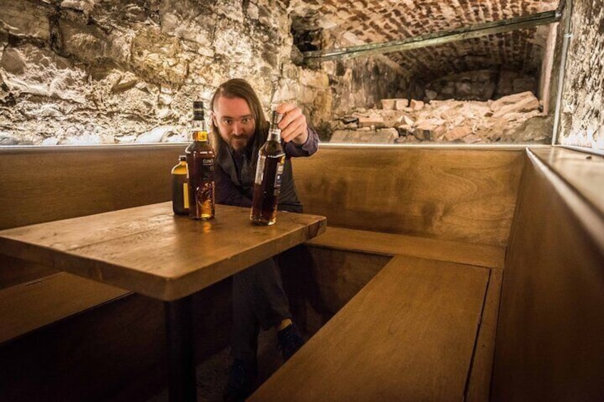 Luxury Whisky Tasting in Edinburgh's Underground Vaults