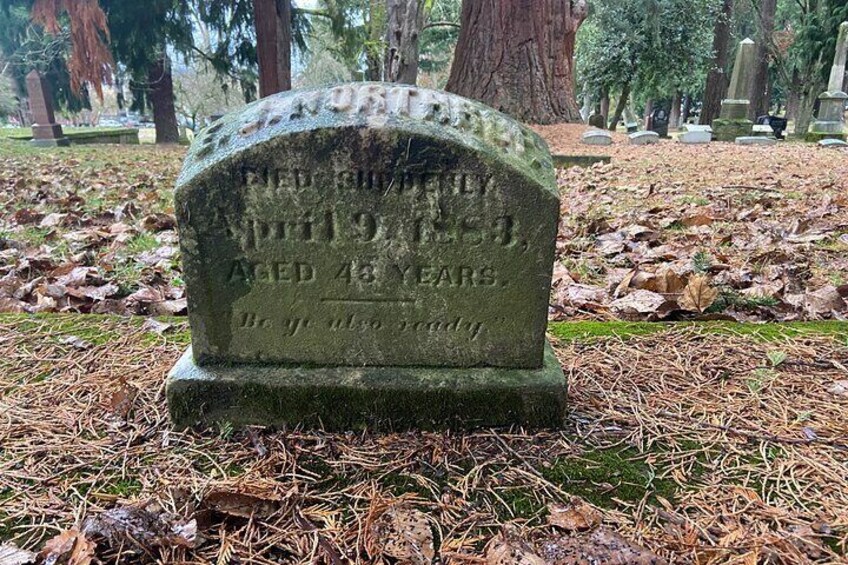 The graveyard we visit is the city's second-largest arboretum; what stories are held by the trees?