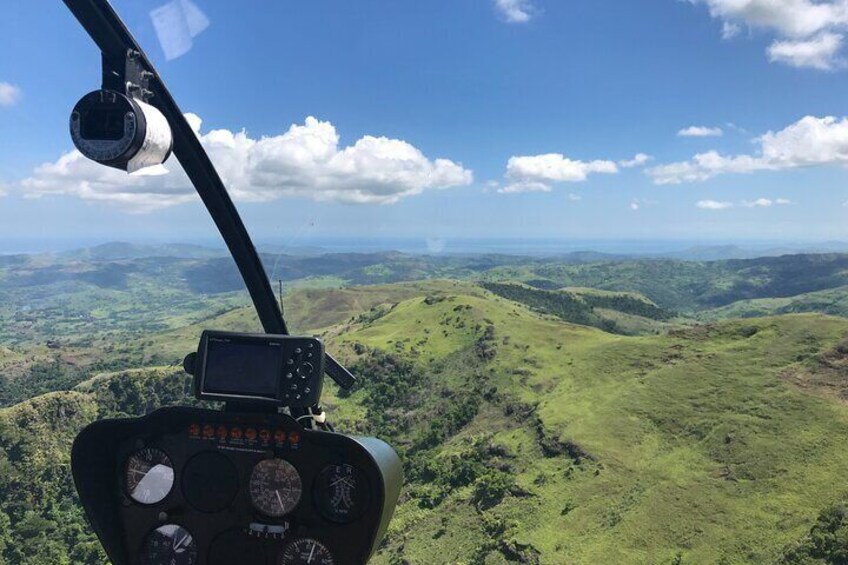 Fiji Private Helicopter Tour Sleeping Giant and Koroyanitu Heritage Park