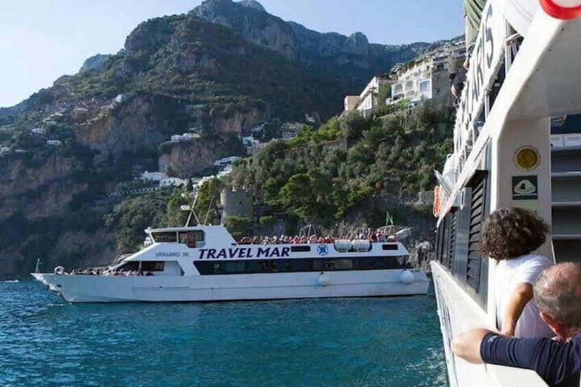 Sightseeing Boat Tour Amalfi & Positano + Emerald Grotto