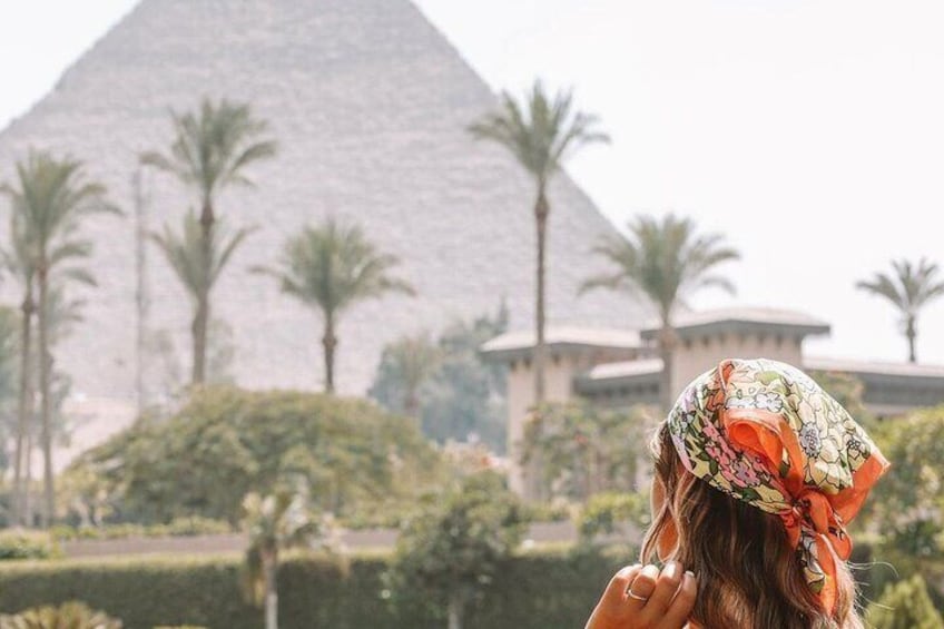 Half-Day Giza Pyramids and Sphinx Private guided Tour &camel ride with Lunch