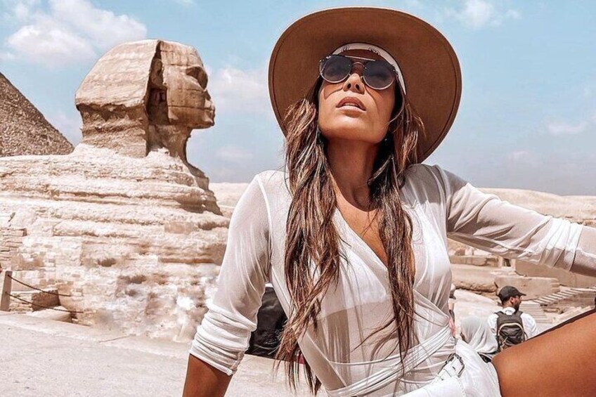 Half-Day Giza Pyramids and Sphinx Private guided Tour &camel ride with Lunch