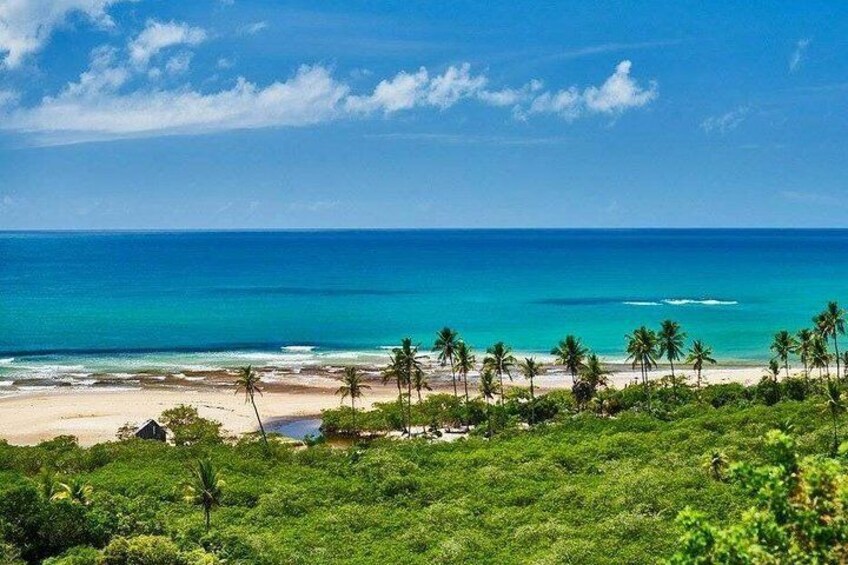 Lookout of the beaches of Native and coconut