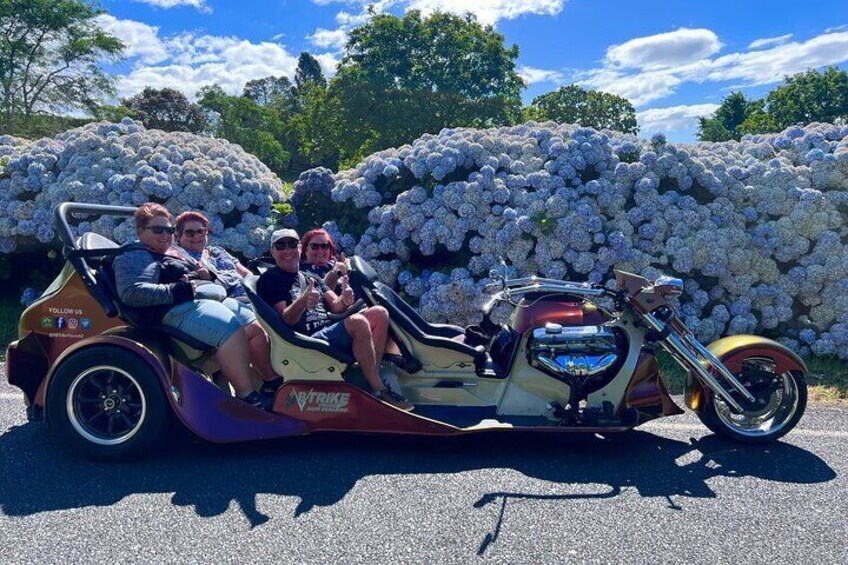 TAURANGA SHORE EXCURSION: V8 TRIKE - 1.5 hour City Sites