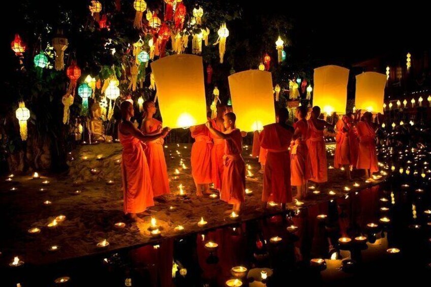 Chiang Mai Release Lantern Balloon Festival Only Available Seat Nov 8-13th 