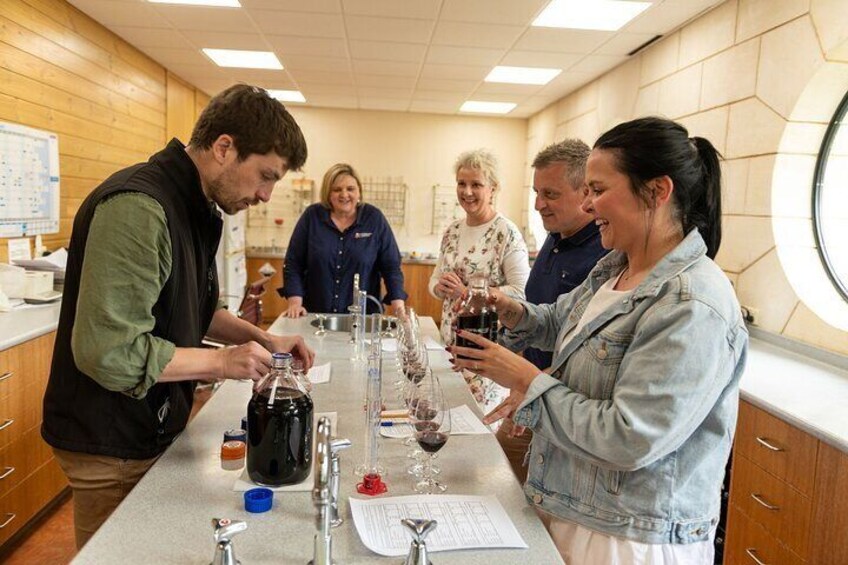 Wine Blending in the lab