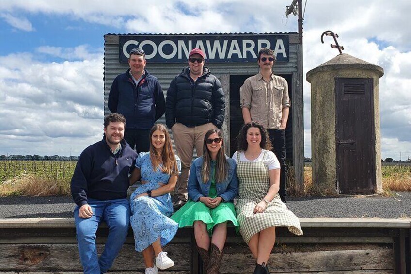 Make sure you get a photo at our iconic Coonawarra Railway Siding under the famous sign!
