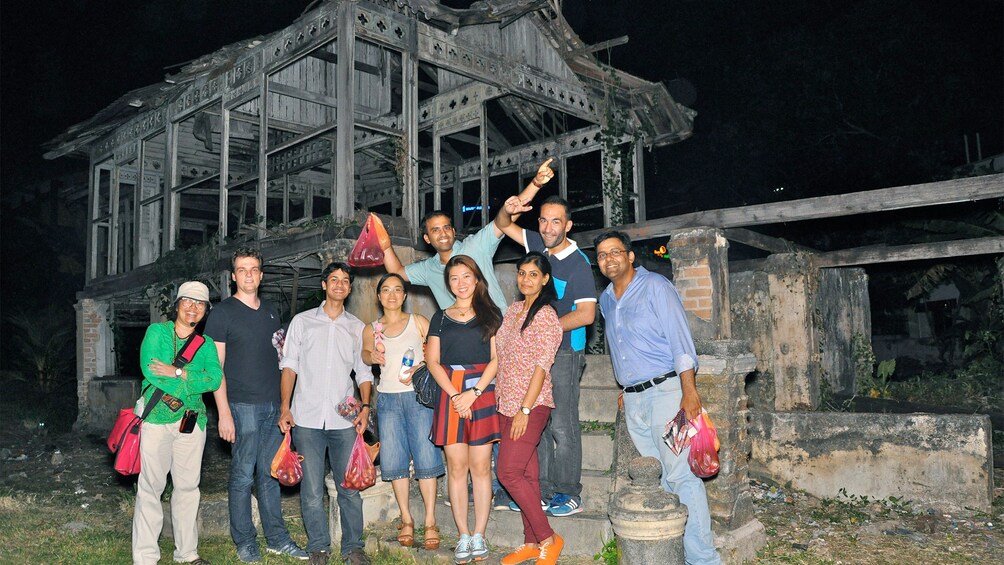 Tourist group in Kuala Lumpur, Malaysia