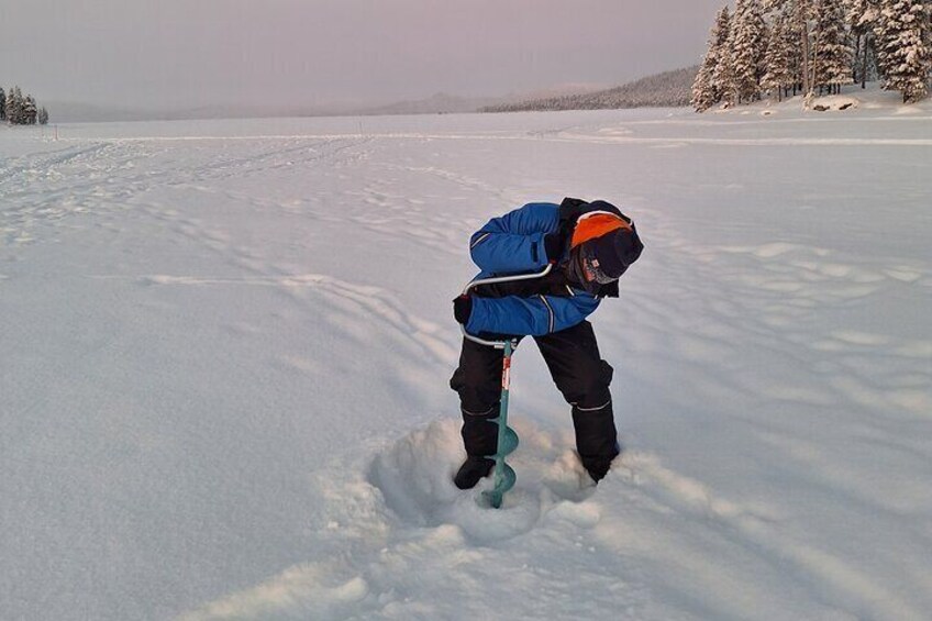 Ice Fishing & Open Fire Cooking