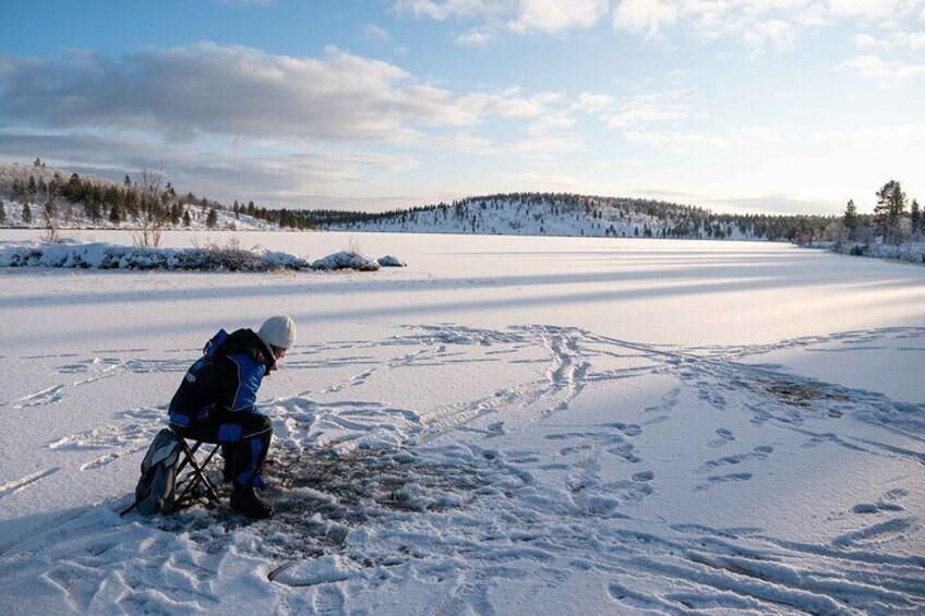 Ice Fishing & Open Fire Cooking