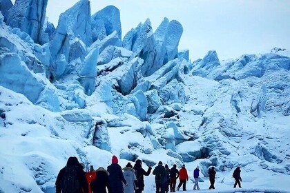 Excursión y caminata invernal por el glaciar Matanuska - Día completo