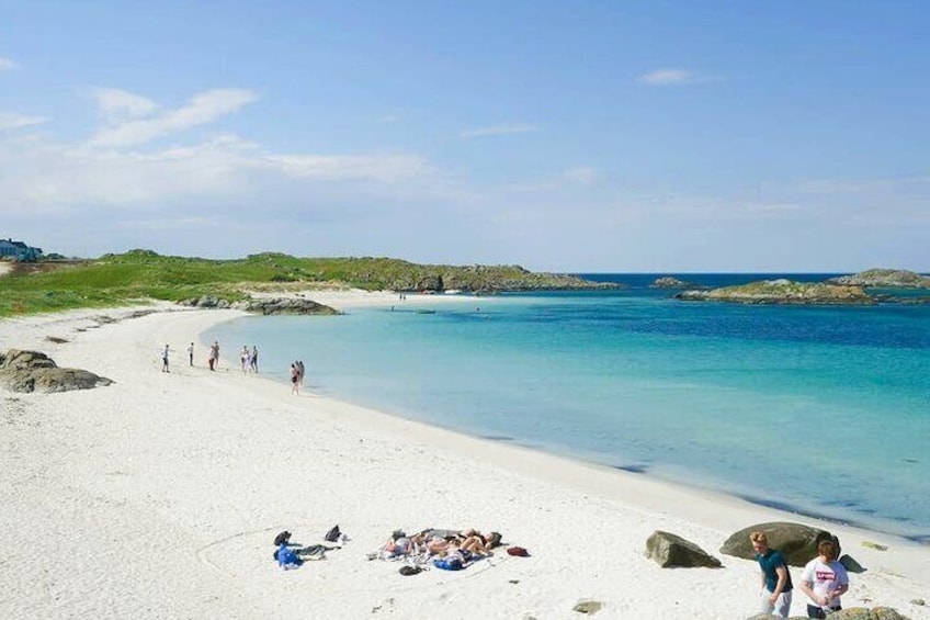 White sandy beaches of Åkrasanden, which has the renowned eco-label Blue Flag