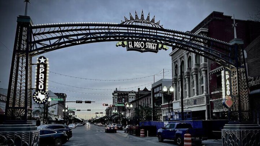 Haunted El Paso city entrance in El Paso, TX on the El Paso ghost tour