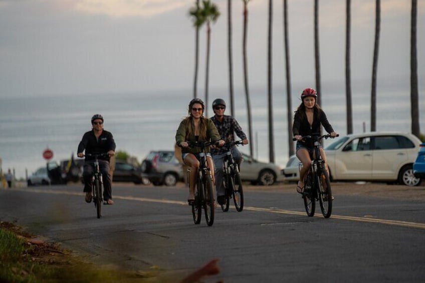 Electric Bike Guided North Coast Tour from Solana Beach to Moonlight Beach