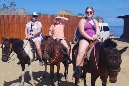 Roatan quad bike, Horseback Riding and beach day pass