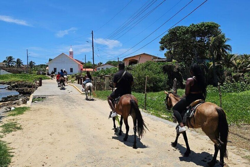 Roatan Half day ATV, Horseback Riding and beach adventure 