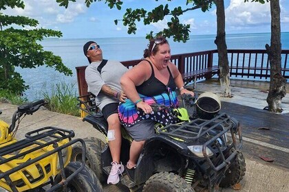 Roatan quad bike, Horseback Riding and beach day pass