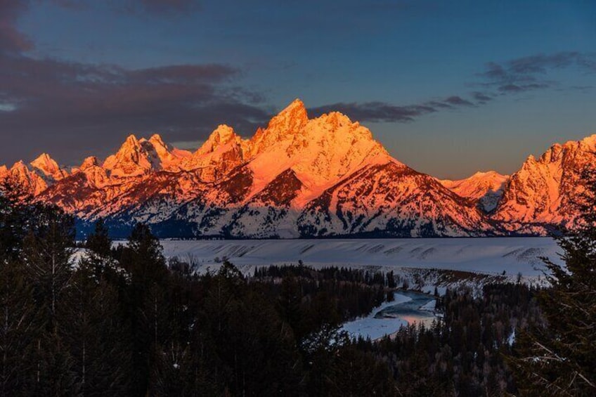 Sunrise at Snake River Overlook