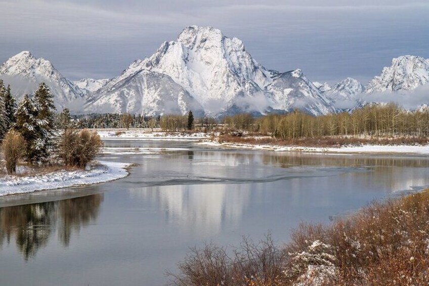 Private Sunset Winter Tour of Grand Teton National Park