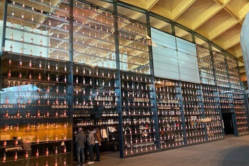 The Macallan Whisky wall