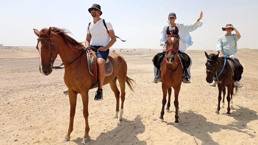 One Hour Horse Riding or Camel Riding At Amazing Desert in Hurghada