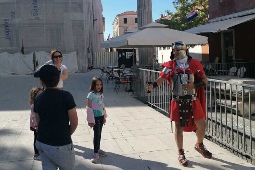 Keep the distance from the sword!