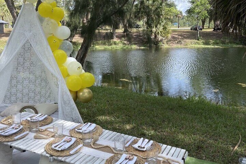 Luxury Picnic Experience in Amelia Earhart Park