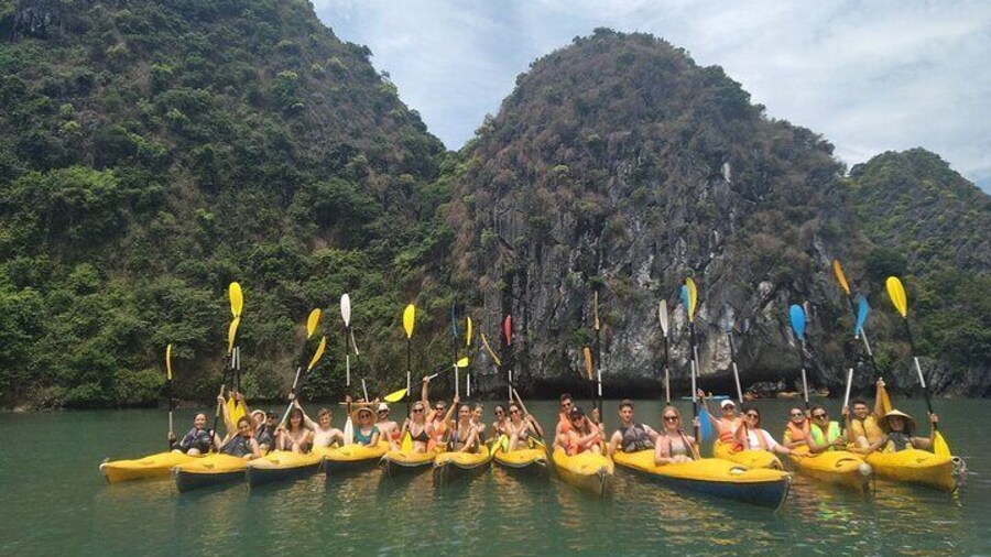 kayaking in the bay