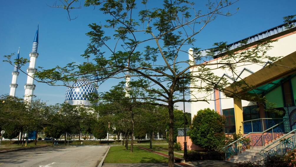 Show item 4 of 7. View of architecture while on the bike tour in Malaysia