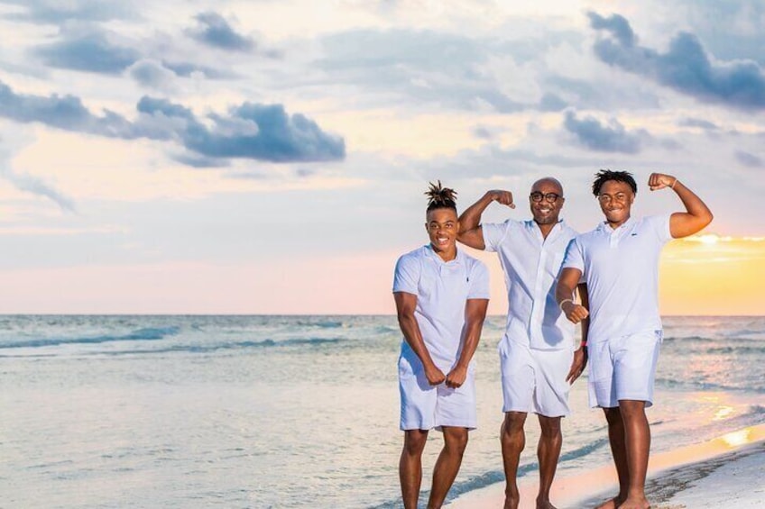 Private professional holiday photoshoot in Sarasota