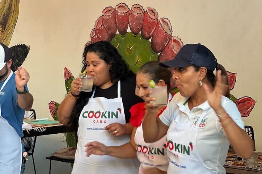 Cooking Tacos and Mixology Class with Latino Dancing Lessons in Cabo San Lucas