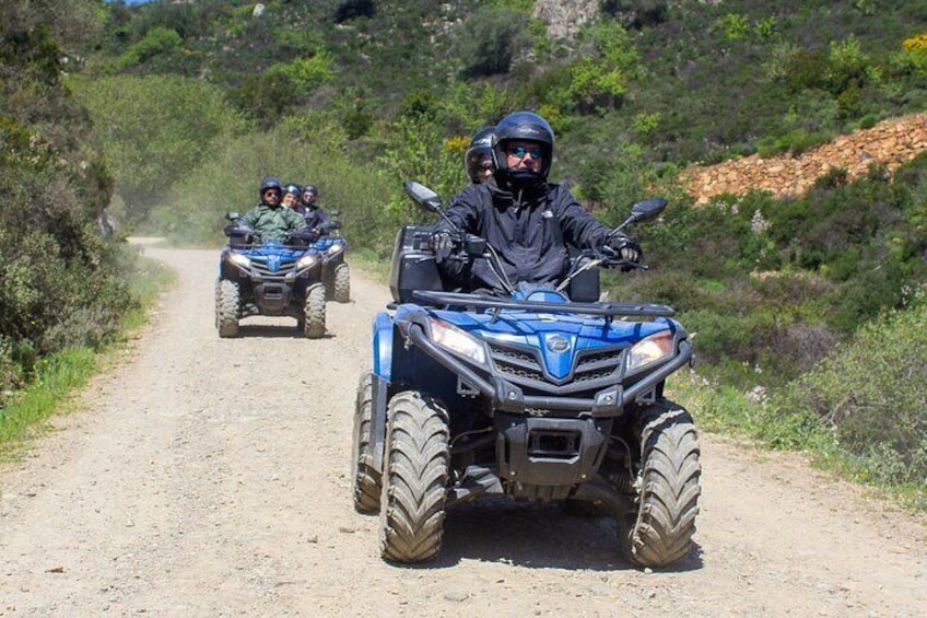 3-Hour Quad Excursions South Sardinia to Burcei