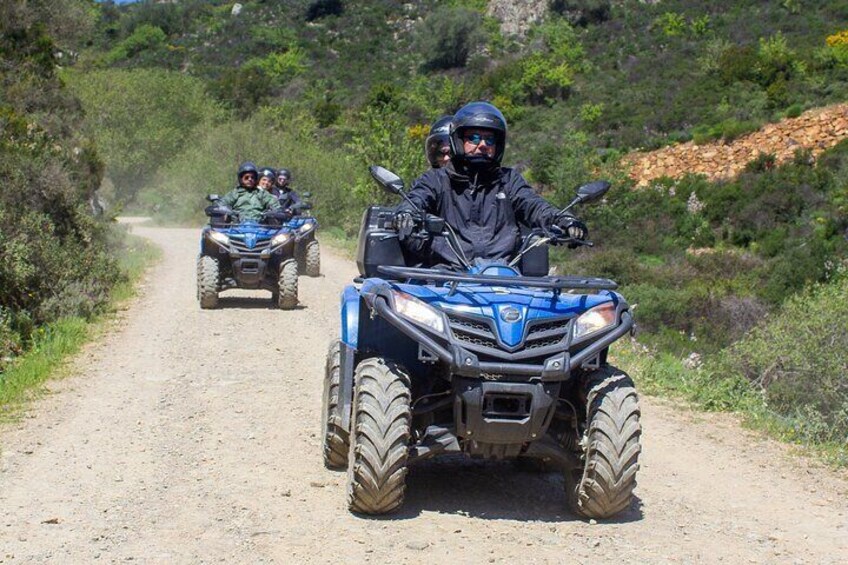 3-Hour Quad Excursions South Sardinia to Burcei