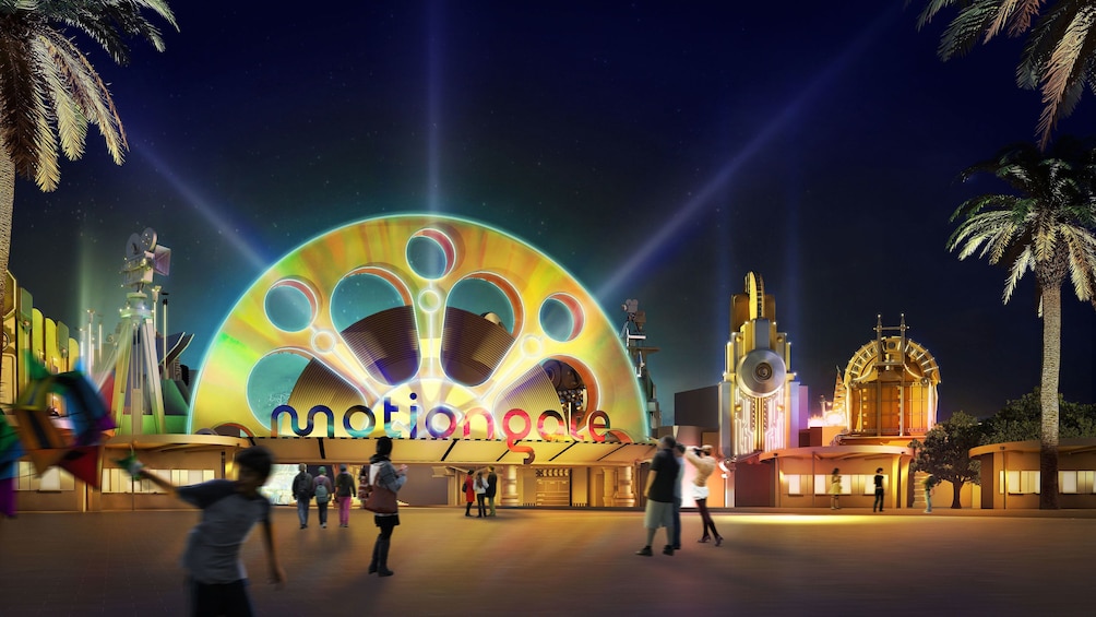 Show item 5 of 10. Entrance of Motiongate in Dubai