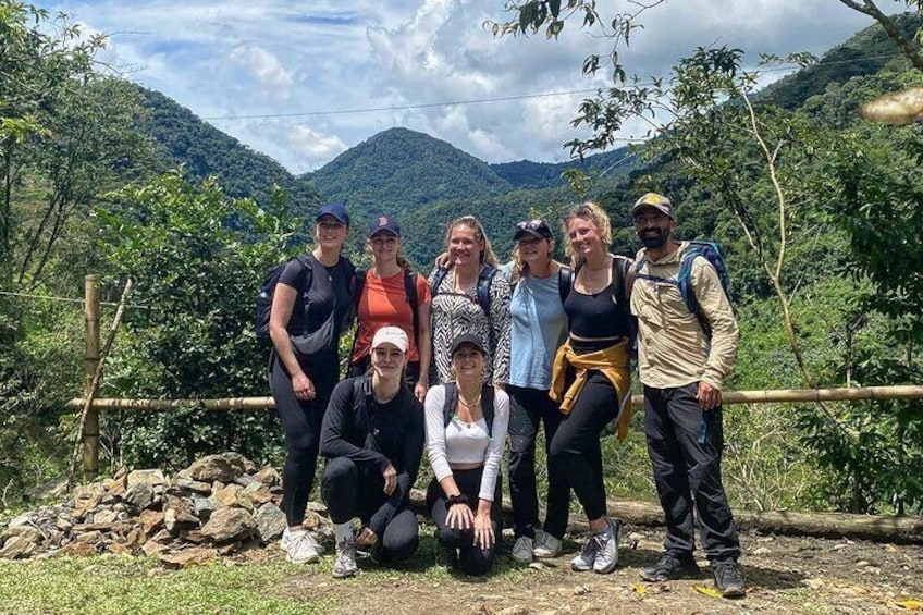 Hike in the tropical forest