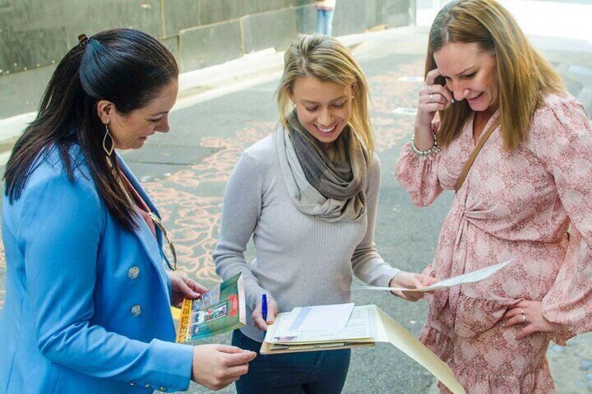 Team figuring out who the thief is