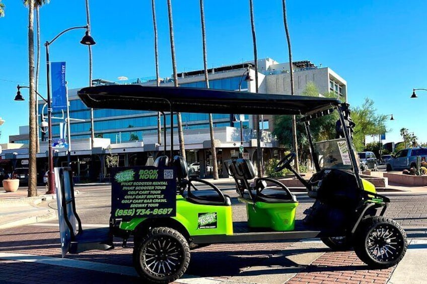 1.5 Hour Stretch Limo Golf Cart Tour, Ultimate Old Town Exploration