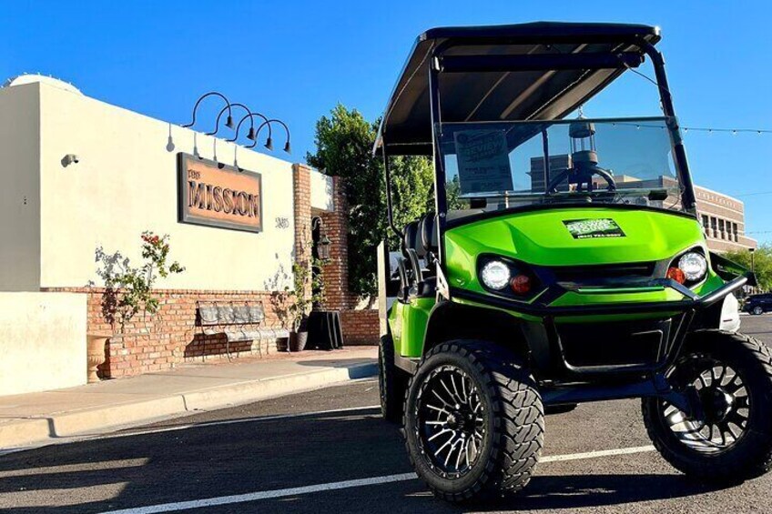 1.5 Hour Stretch Limo Golf Cart Tour, Ultimate Old Town Exploration