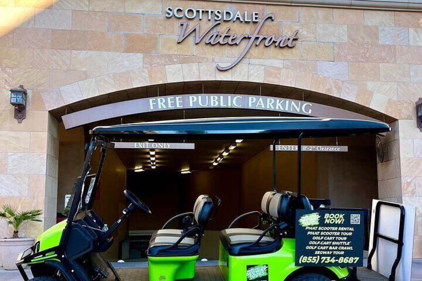 1.5 Hour Stretch Limo Golf Cart Tour, Ultimate Old Town Exploration