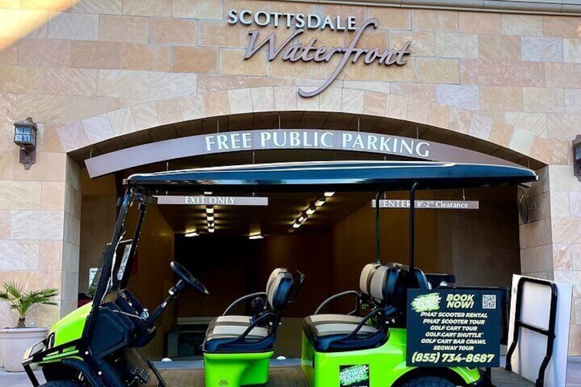 1.5 Hour Stretch Limo Golf Cart Tour, Ultimate Old Town Exploration