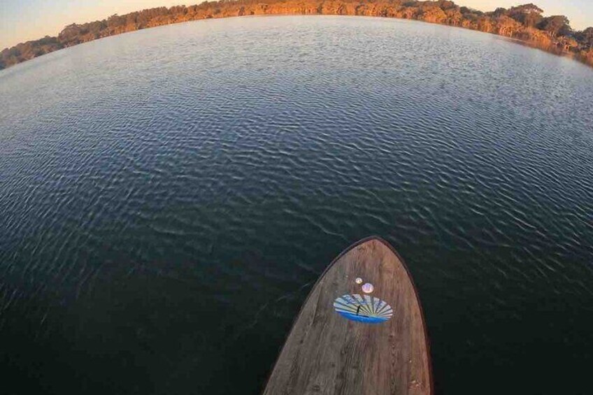 Curleys Bay at sunset on a SUP - magic!